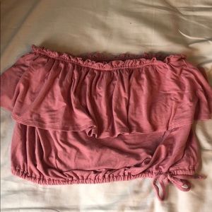 Pink tube top